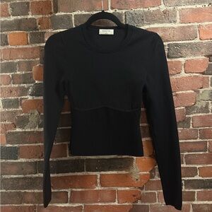 Aritzia Sculpt Knit Empire Longsleeve Top